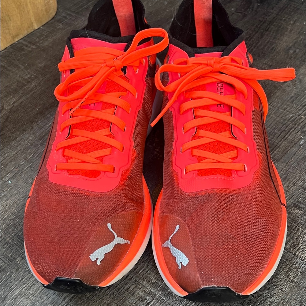 Puma Nitro Liberate men’s 9 lightweight fiery red running shoes